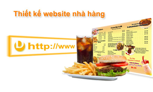 thiết kế website cho nhà hàng